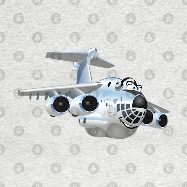 Cartoon plane by Mechanik